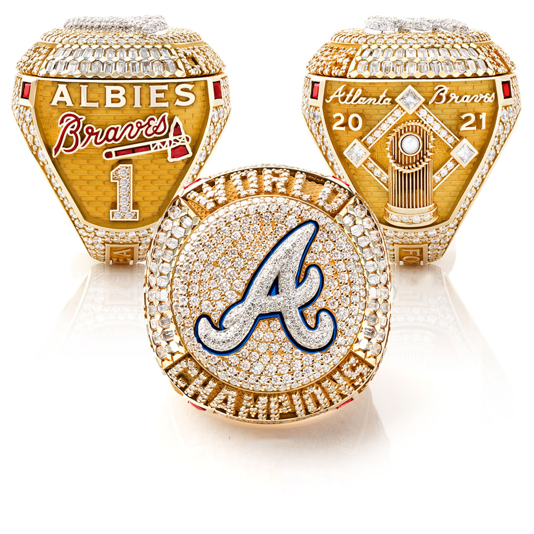 Atlanta Braves Classic Goldplated MLB Ring — Sports Jewelry Super Store